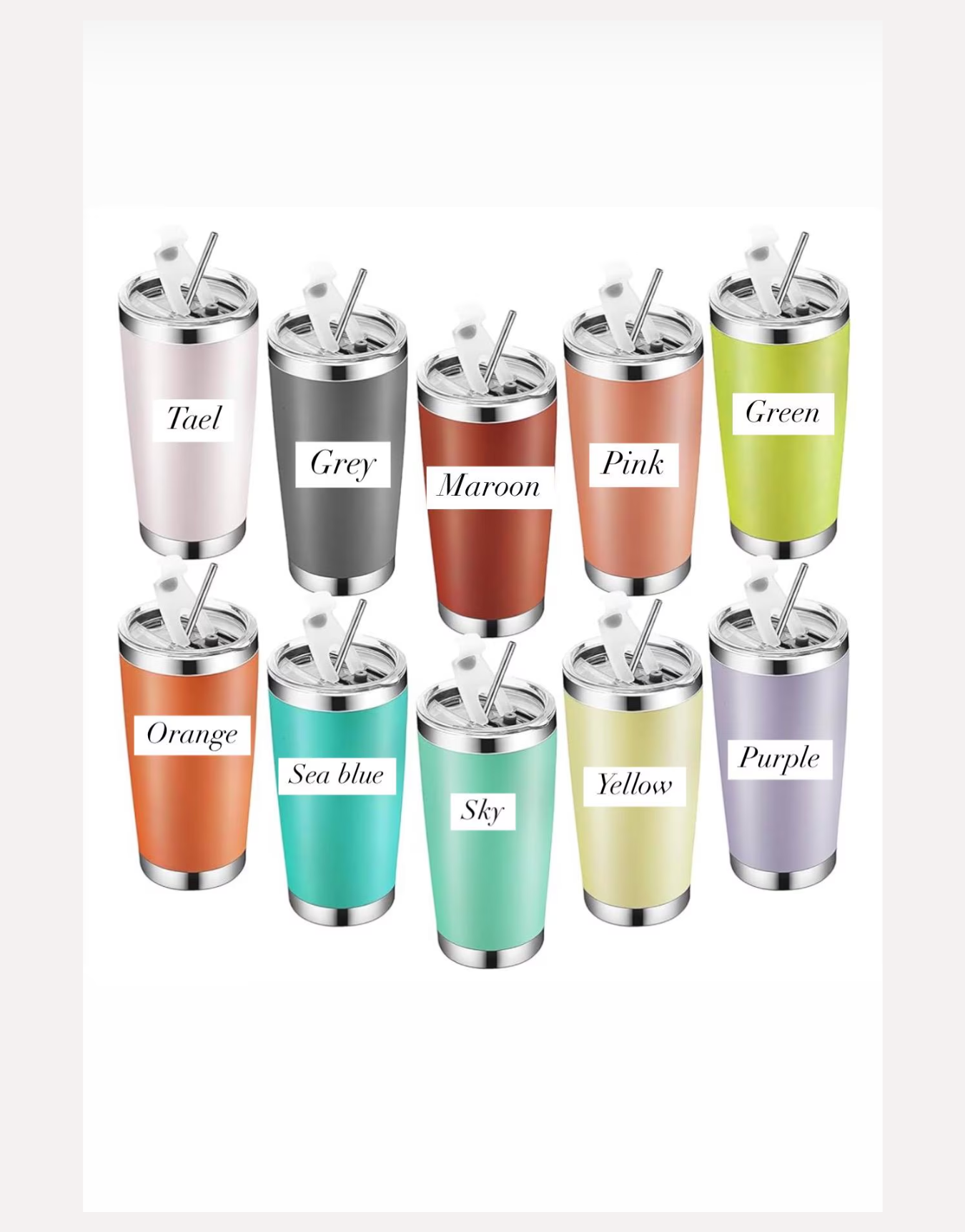 Custom 20oz Stainless Steel Tumbler: Laser Engraved Travel Mug