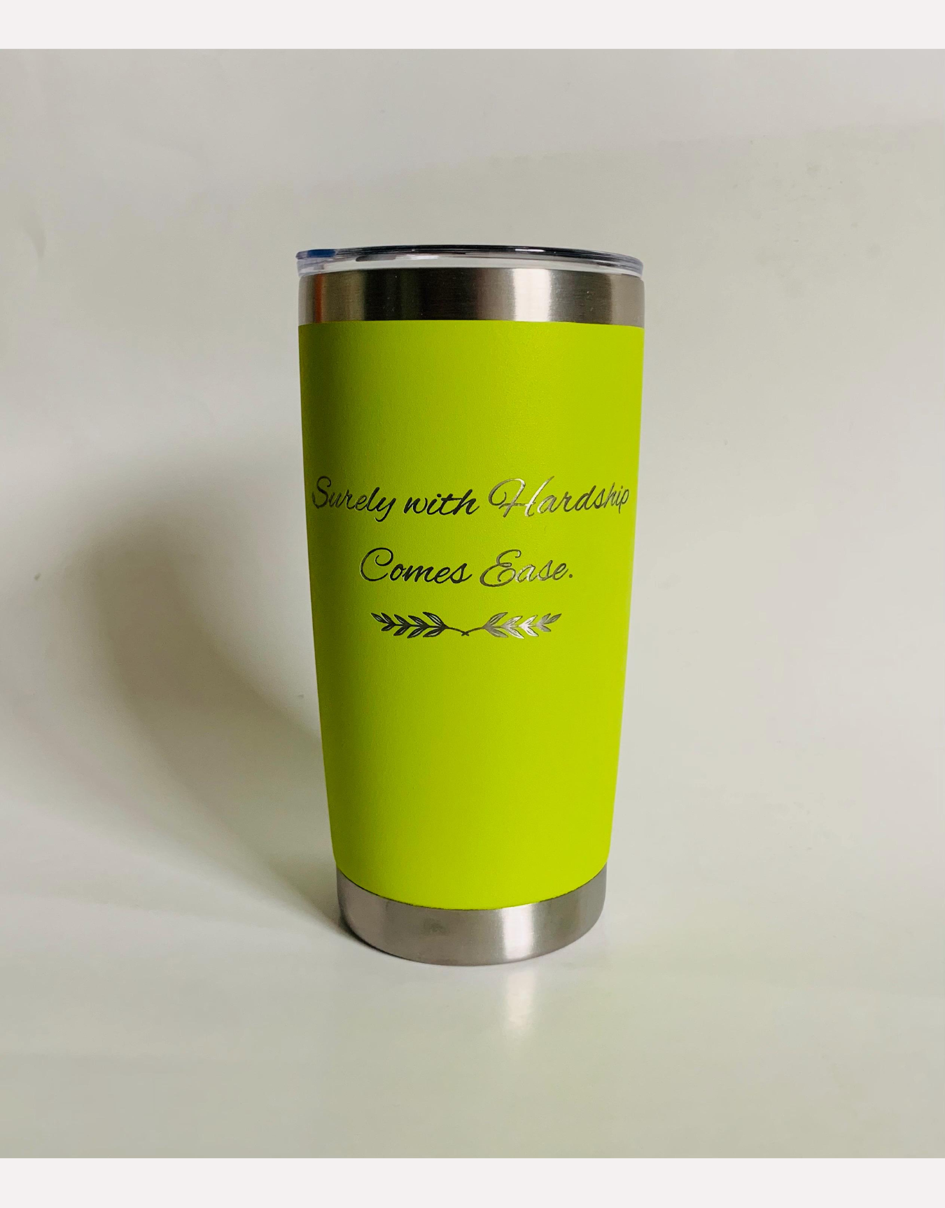 Custom 20oz Stainless Steel Tumbler: Laser Engraved Travel Mug