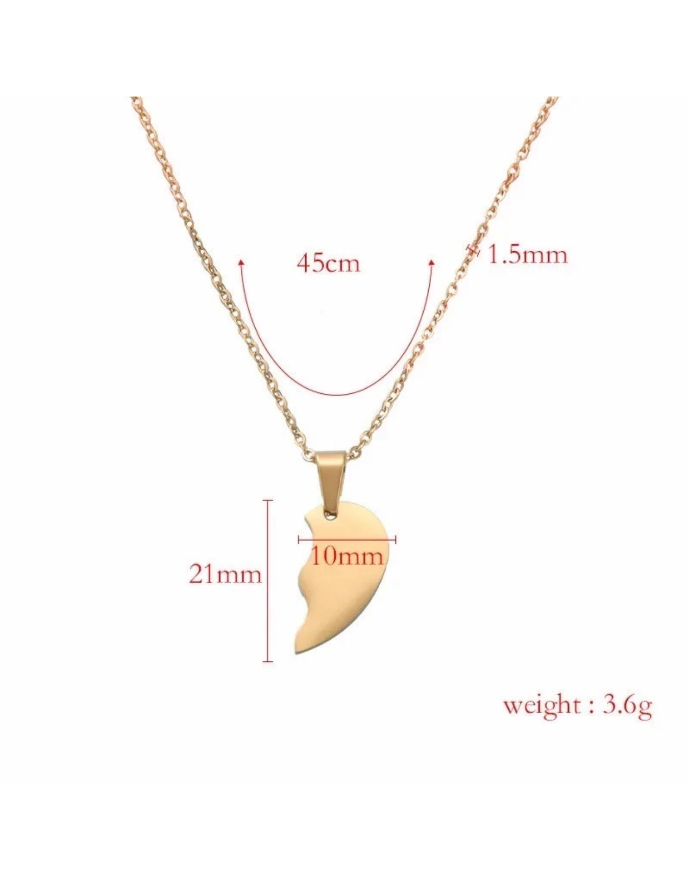 Personalized Broken Heart Necklace Set: Engraved Stainless Steel Couples Jewelry