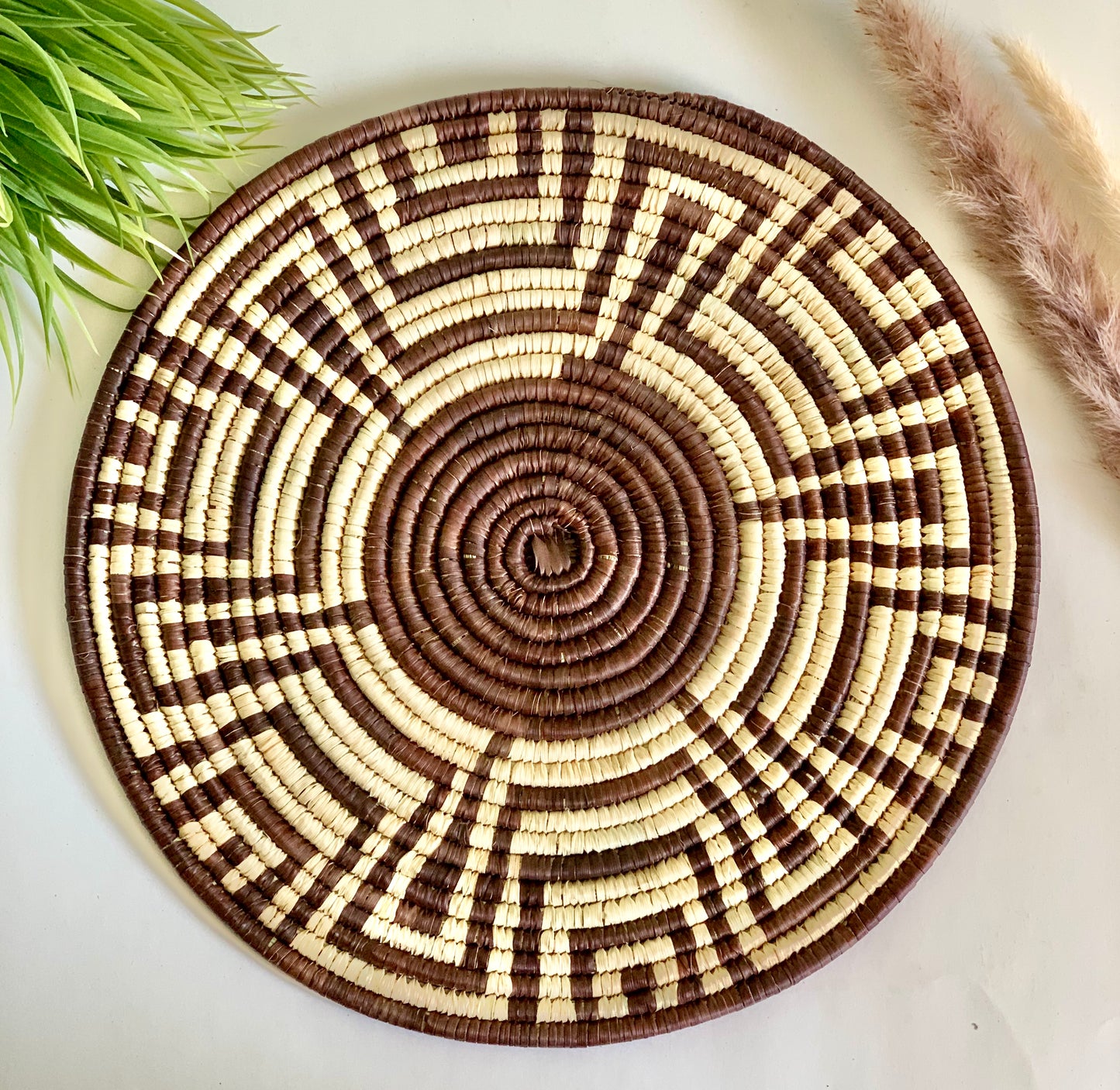 Handmade Naturally Dyed Date Leaf Eco-Friendly Wall Art, Home Decor and Place Mat