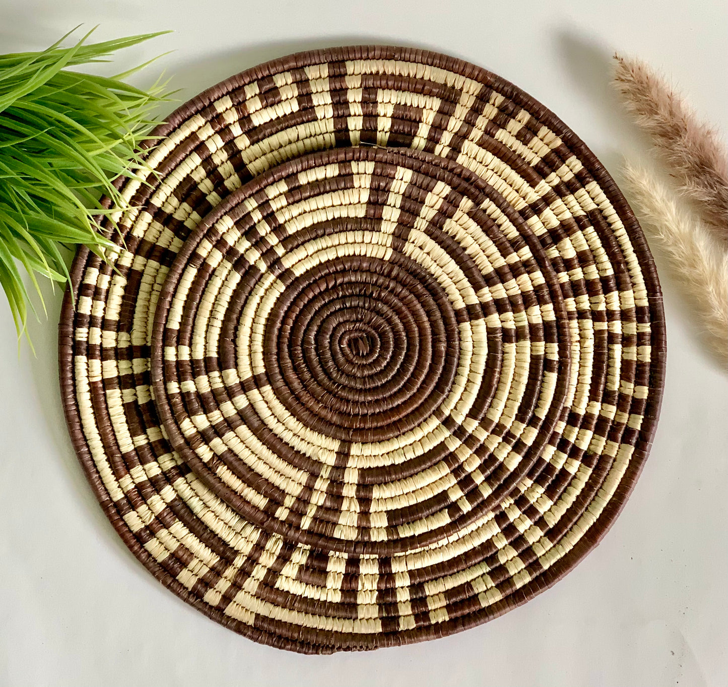 Handmade Naturally Dyed Date Leaf Eco-Friendly Wall Art, Home Decor and Place Mat