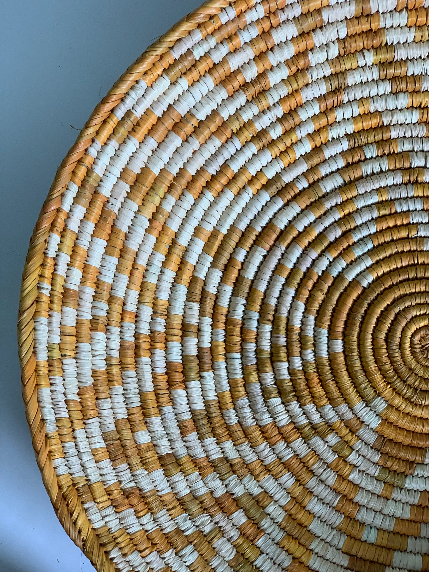 African Wall Baskets, Hand made date leaves baskets, Boho Basket, Home art, African Wall Decor, Display Baskets, Wall art, Sisal Baskets(15-16in diameter)