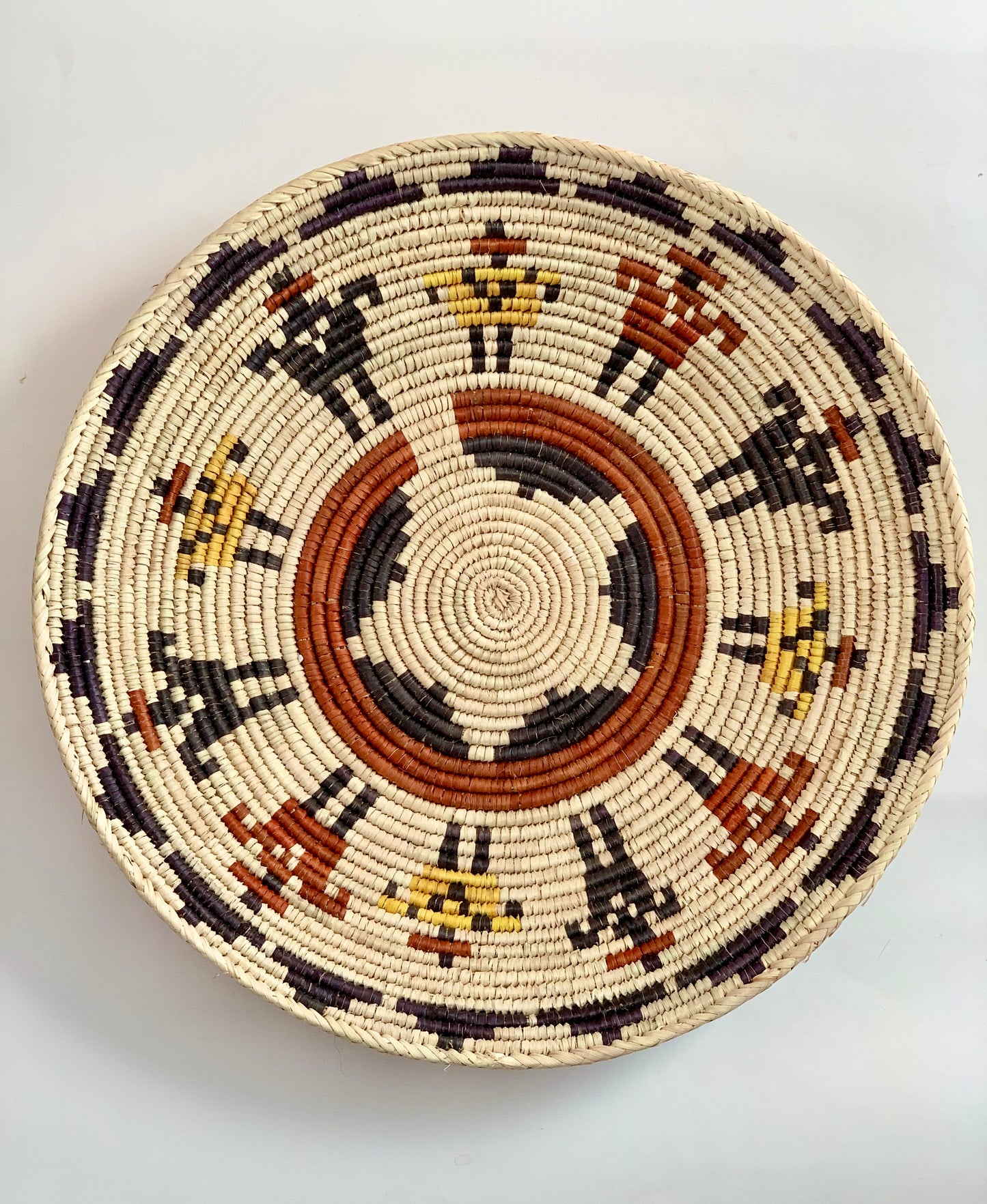 Authentic Southwest Navajo Inspired Hand Woven Baskets, Handmade Home art and Wall Decor, Wall art, Display Sisal Baskets, Mother Day Gift