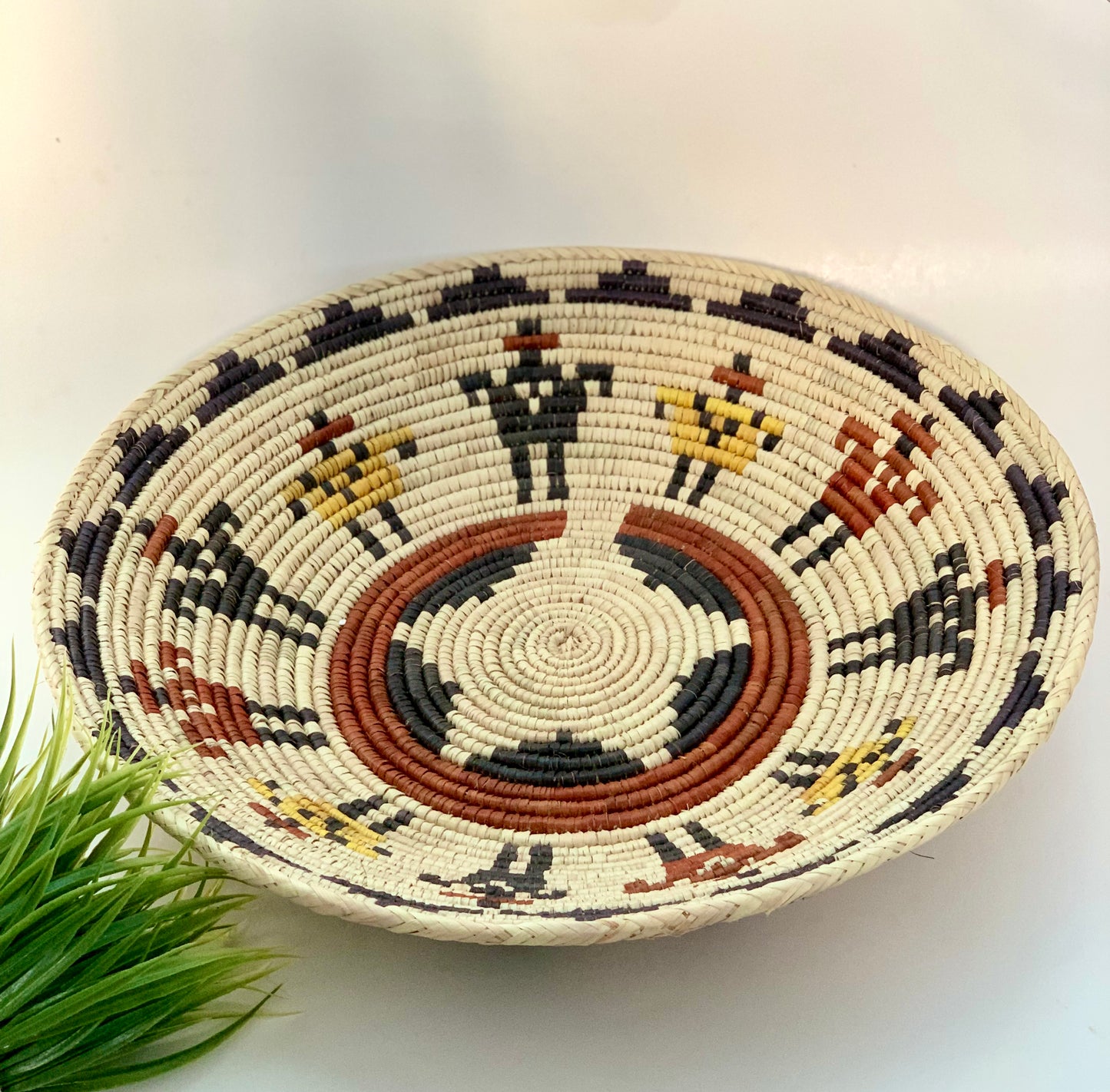 Authentic Southwest Navajo Inspired Hand Woven Baskets, Handmade Home art and Wall Decor, Wall art, Display Sisal Baskets, Mother Day Gift